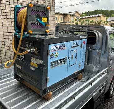 京都市内マンション散水系統漏水調査
