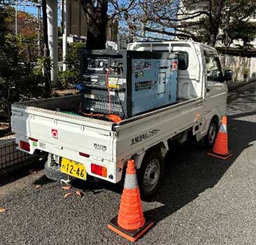 堺市内マンション屋外散水系統漏水調査