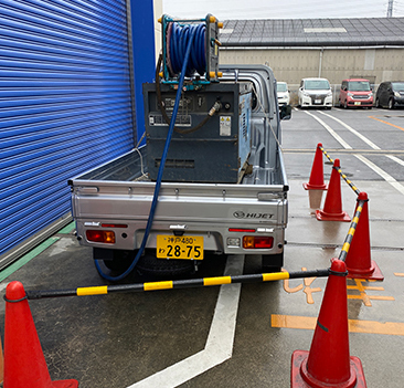 屋内消火栓配管漏水調査