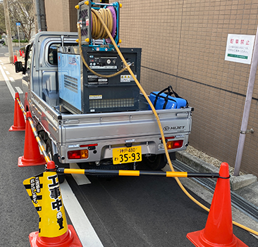連結送水管漏水調査